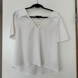 White flowy top worn a handful of times!!